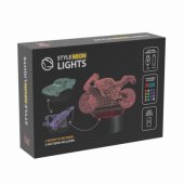 SNL121RGB LED lemputė, šviesos dekoracija Transporto priemonės 2 RGB 3D