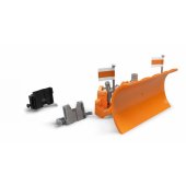 Large snow plow