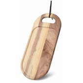 Medinė pjaustymo lentelė 38x16x1,cm