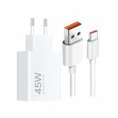 MDY-17-EF 45W + 3A USB-C kabelis 1m (OEM)