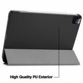 „Tris kartus sulankstomas ekologiškos odos dėklas-pastatomas Xiaomi Pad 5/ 5 Pro 11®® 2021“, juodas