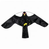 Bird Scarer Kite Predator Black Hawk 120 cm Mast 4M