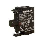 Siemens LED fixture red 230V AC front mount (3SU1401-1BF20-