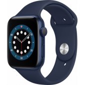 Watch Series 6 44mm Blue Case / Deep Navy Band