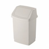 Curver Click-It tilting trash garbage can 50L white (CUR000279)