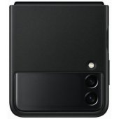 "Leather dėklas Galaxy Z Flip 3 5G (EF-VF711LBE)" juodas
