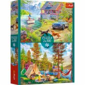 Puzzle set Summer Holiday, 2x500 pcs.