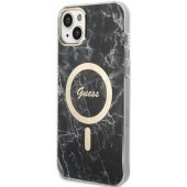 Marble MagSafe Case + Wireless Charger iPhone 14 Plus black