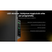 AGH0004S LED Premium Eco Smart Heater Black