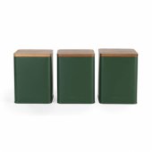 BW12898G Toronto 3-Piece Canister Set, Green