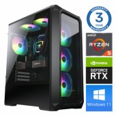 Ryzen 5 5500 16GB 250SSD+2TB RTX3050 6GB W11Home