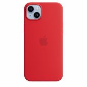 "Silicone Case with MagSafe iPhone 14 Plus (MPT63ZM/ A)" Red