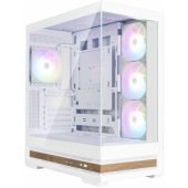 P40 NAMU, ATX Mid Tower PC Case, 4 x 120mm ARGB Fans, White