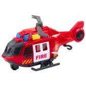 Fire Helicopter with Crane Lights and Sounds Red