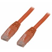 Jungiamasis laidas U/ UTP Cat5e RJ45 3m oranžinis