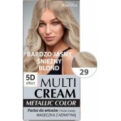 Joanna Multi Cream Metallic Color 5D Effect 29 bardzo jasny śnieżny bl
