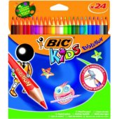 Bic BIC KIDS EVOLUTION ECOLUTIONS* spalvoti pieštukai, dėžutė, 18+6 vnt. -