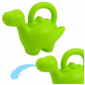 Mažas žalias plastikinis laistytuvas vaikams, dinozauras