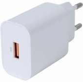 Wall charger 1x USB-A 18W White