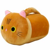 Plush Mascot Cuddly Toy Cat With Long Tail Ginger 40cm