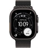 Watch Ultra 3 49mm Black Titanium/ Black Titanium Milanese Loop - Large