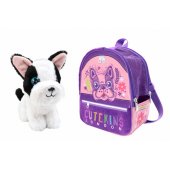CUTEKINS pliušinis šuo su nešiojimo dėklu Poochi Poo, 35046