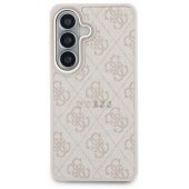 PU Leather 4G Gold Frame Magnetic Case Galaxy S26 Pink