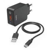 Charger USB-C Cable Qualcomm 19.5W Black