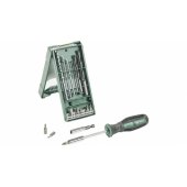 15-PIECE SREWDRIVER BIT AND DRILL SET