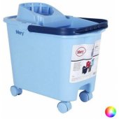 Spainis 14L ar nospiežamo uz riteņiem Blue