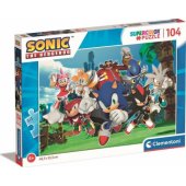 Clementoni Puzzle 104 Super Color Sonic