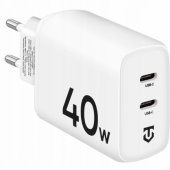 Base Plug Dual 40W White