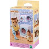 Epoch Sylvanian Families figūrėlė – skalbimo mašina ir dulkių siurblys