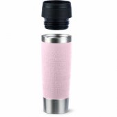 Emsa TRAVEL MUG Classic Grande termo puodelis (šviesiai rožinis / nerūdijantysis plienas)