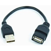 AM į AF 15 cm Juodas CCP-USB2-AMAF-0.15M