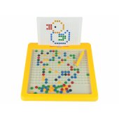 Magnetic Board 100 Yellow Beads