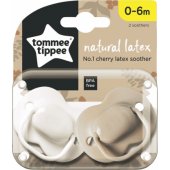Latex Soother Round Shape 0-6m 433532 2pcs