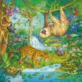 _6821056 Ravensburger Puzzle 3x49 pc Jungle Fun