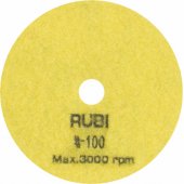 Rubi sausojo poliravimo diskas, grūdėtumas 100, 100mm (62971)