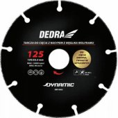 Dedra tarcza do cięcia drewna, tworzyw sztucznych 125mm/ 22,2 (HR1002)