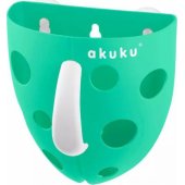 AKUKU vonios žaislų dėžė, pilka