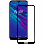 "5D Full Glue Tempered Glass Huawei Honor 8A" Black