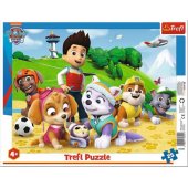 Trefl Puzzle ramkowe 25 Psi Patrol na tropie TREFL