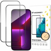Full Glue Tempered Glass iPhone 17/ 16 Pro Black 2-pack