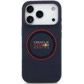 Silicone Red Ring MagSafe Case iPhone 17 Pro Navy