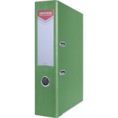 Segregator Office Products Officer dźwigniowy A4 75mm zielony (PBSX076