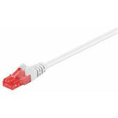 CAT 6 patch cable U/ UTP 0.50m White