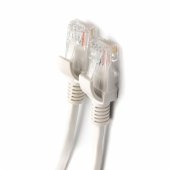 Komutacinis kabelis U/ UTP Cat5e 1m baltas
