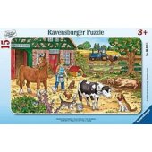 Ravensburger dėlionė Happy Farm Life 15 - 060351