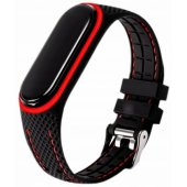 Lifestyle Strap Xiaomi Mi Band 5/ 6 Black/ Red